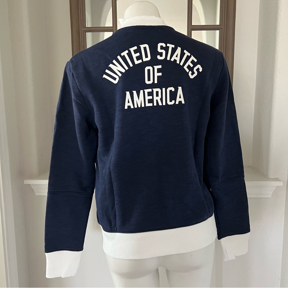 Under Armour Team USA ZipFront Sweatshirt Bomber Jacket Patriotic Size S NWT - Picture 12 of 16